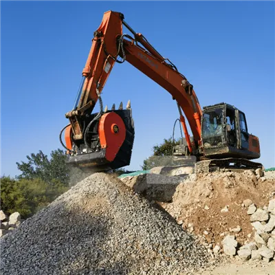 Găpată de concasor pentru renovarea drumurilor